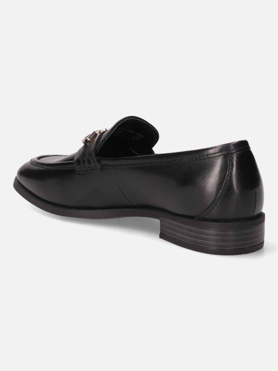 BAGATT Rosalie Black Premium Leather Loafers Slip-Ons