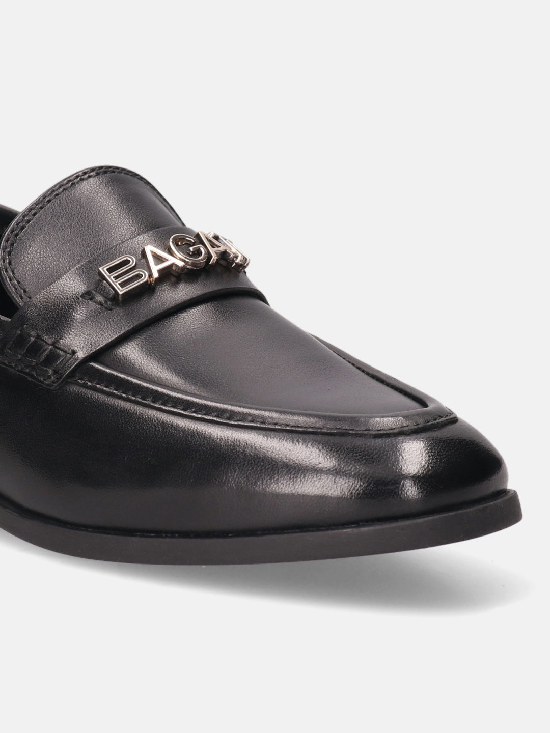 BAGATT Rosalie Black Premium Leather Loafers Slip-Ons