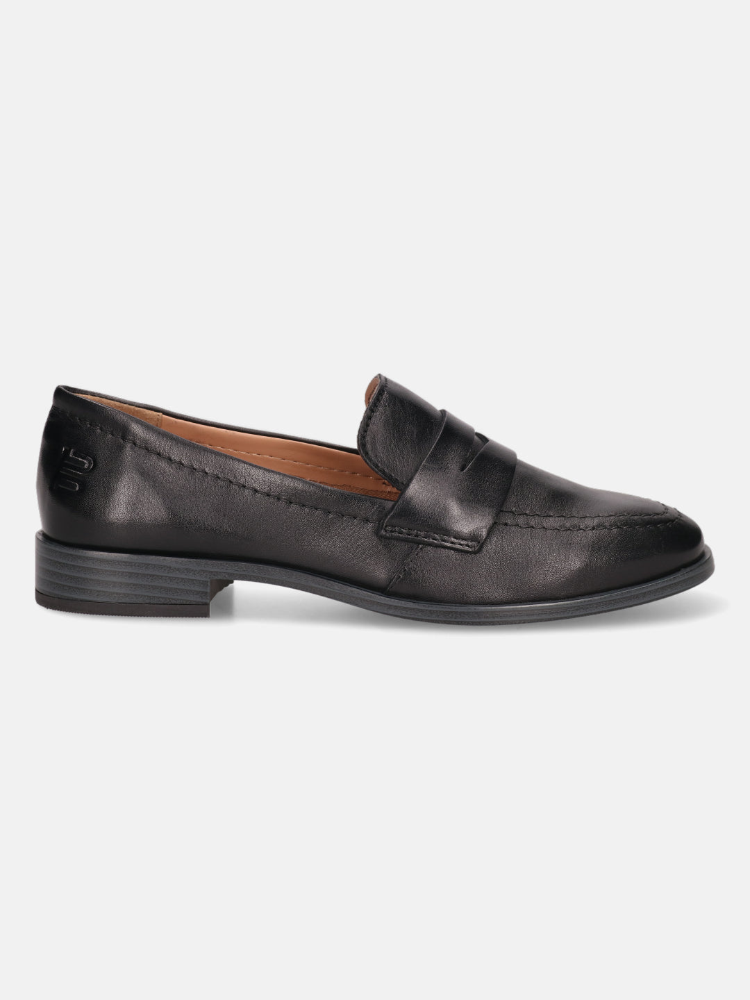 BAGATT Rosalie Black Premium Leather Loafers Slip-Ons