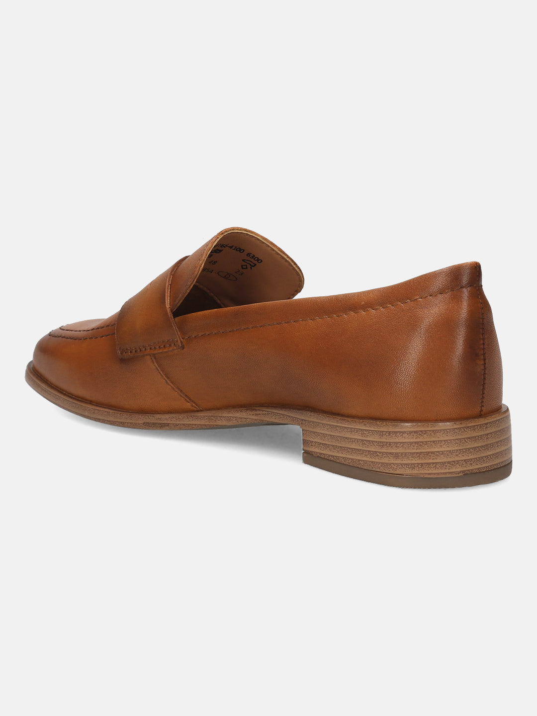 BAGATT Rosalie Cognac Premium Leather Loafers Slip-Ons