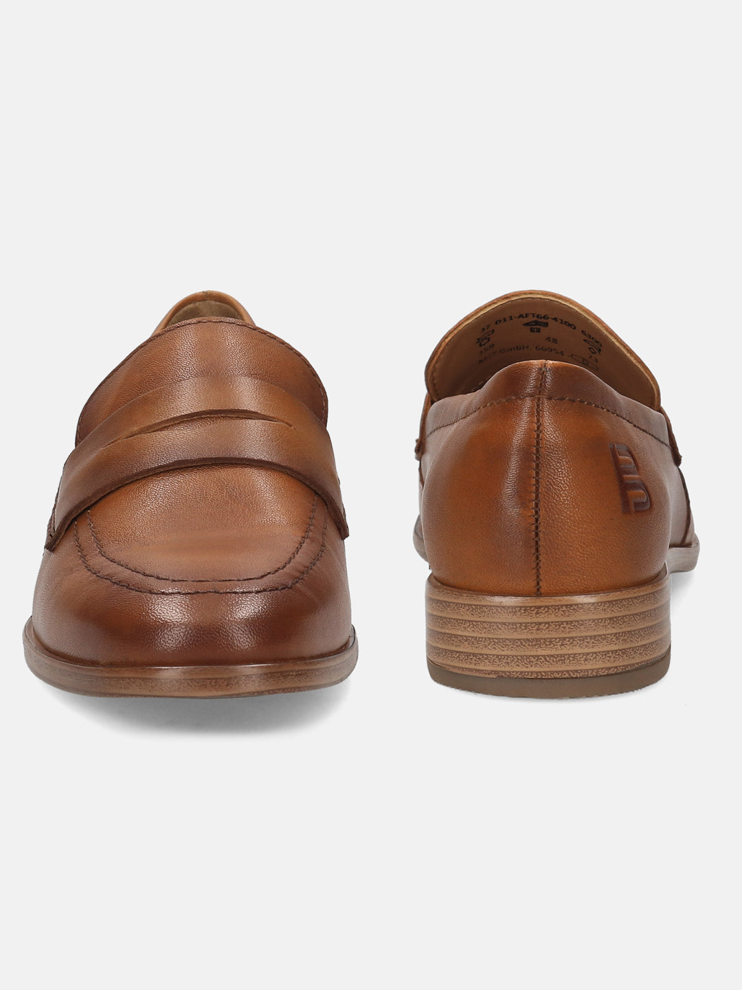 BAGATT Rosalie Cognac Premium Leather Loafers Slip-Ons