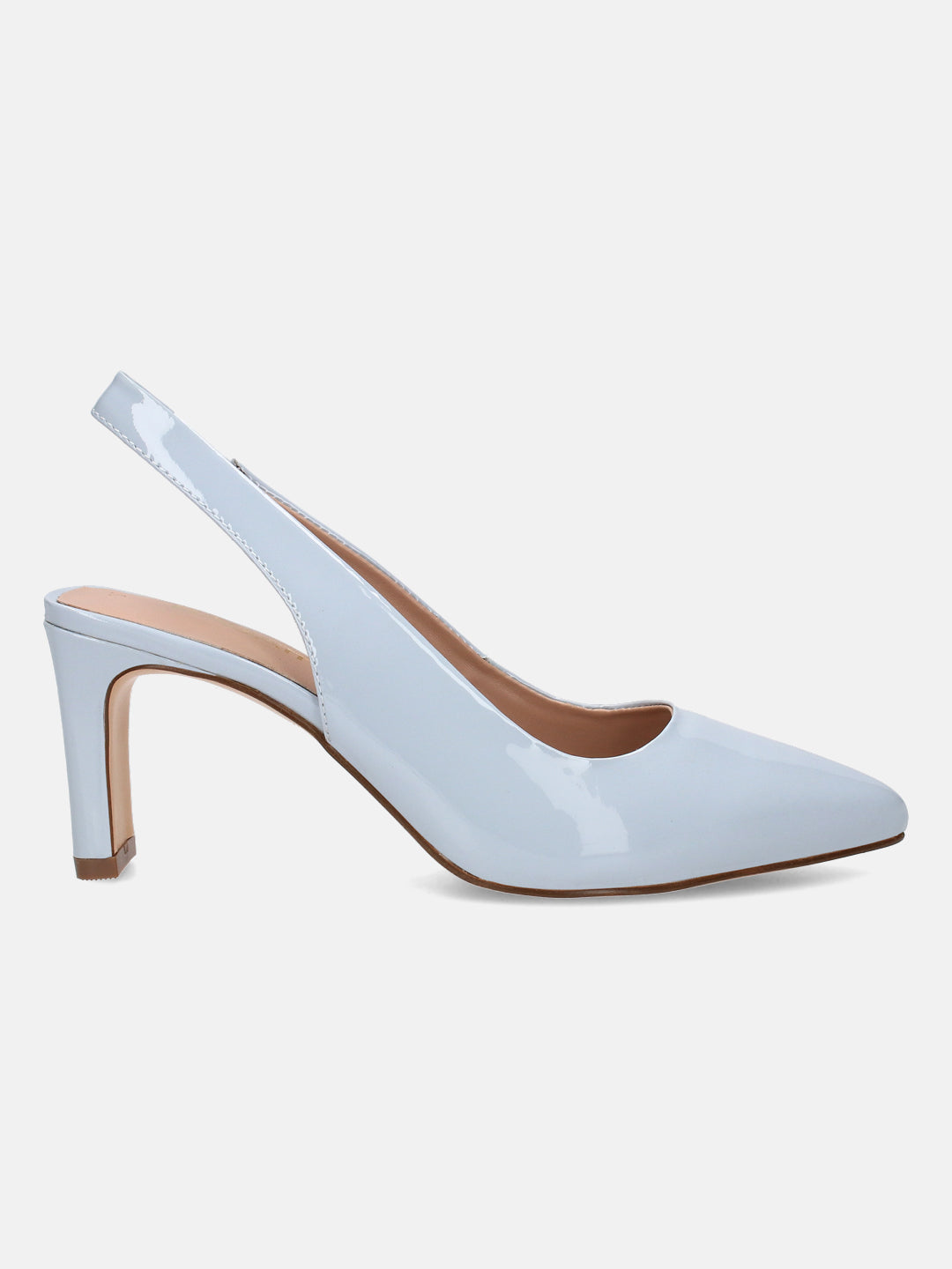 BAGATT Blade Light Blue Premium Leather Slingback Heels