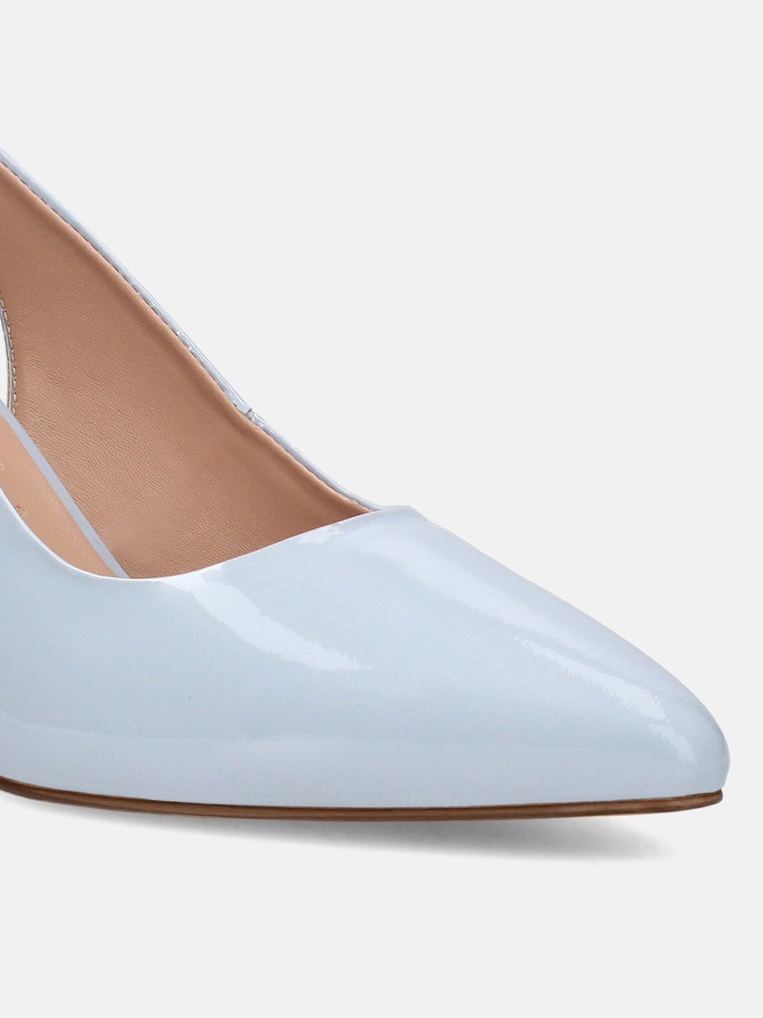 BAGATT Blade Light Blue Premium Leather Slingback Heels