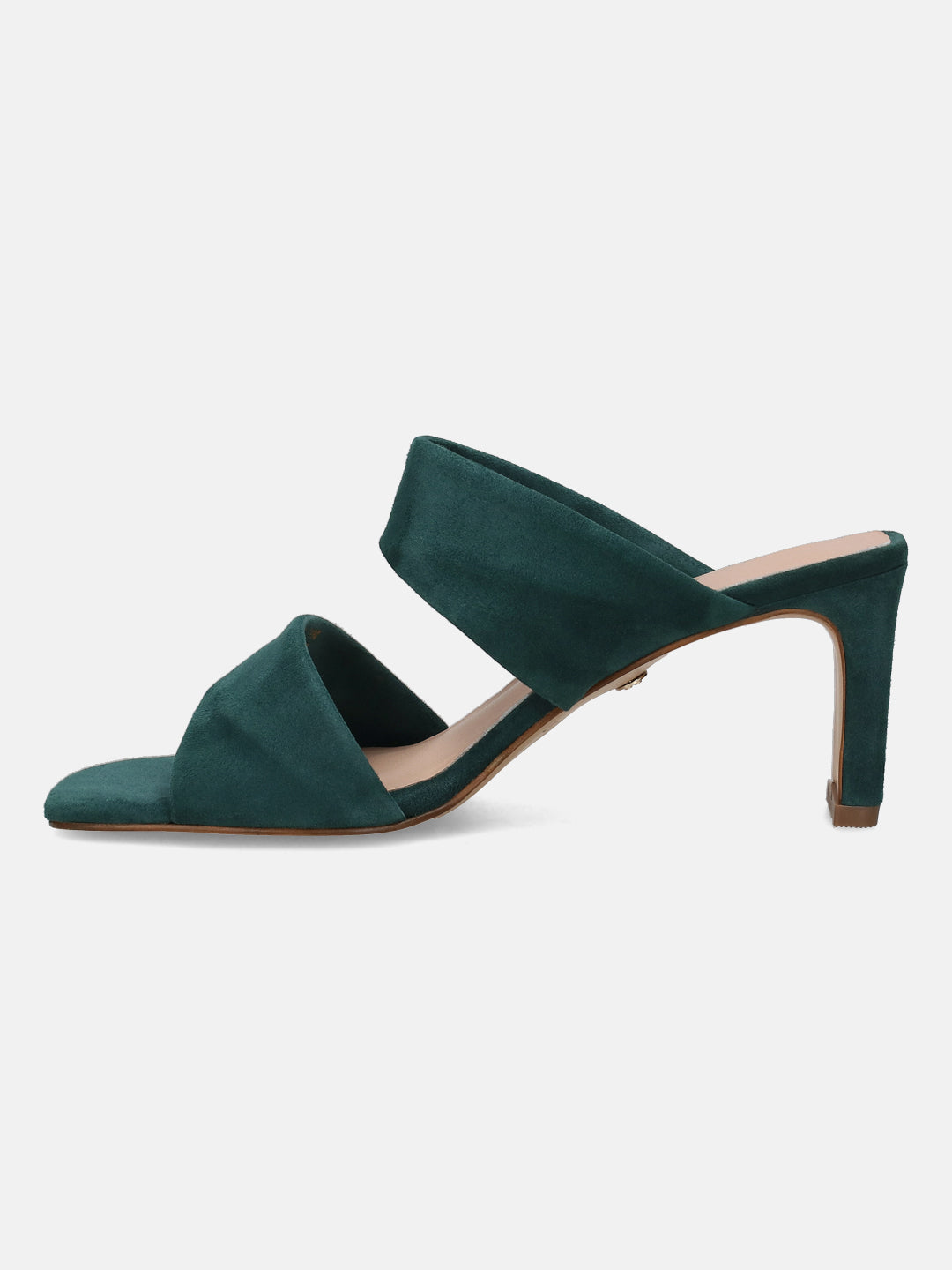BAGATT Jaya Dark Green Premium Leather Heels