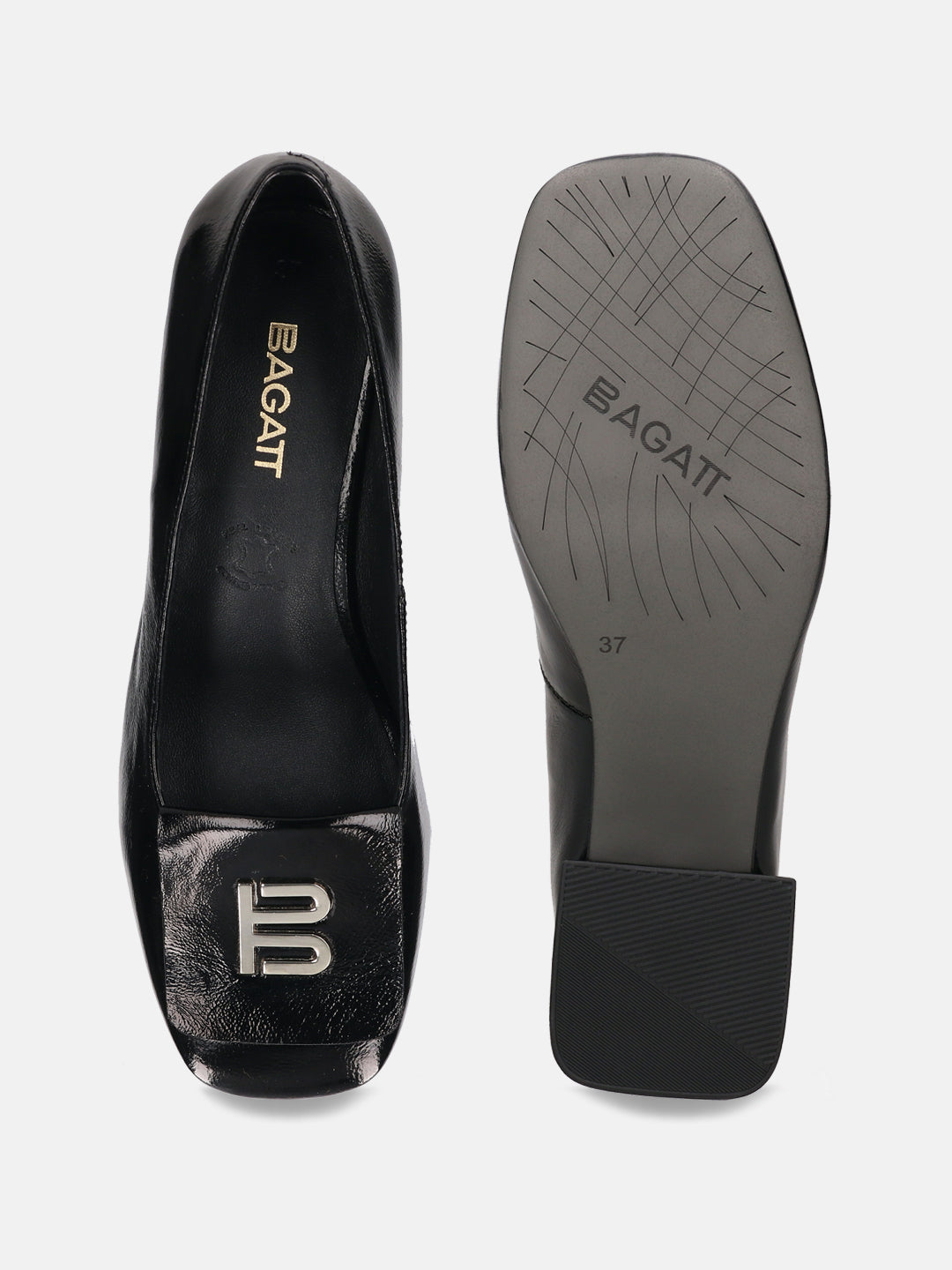 BAGATT Sindy Black Premium Leather Pumps