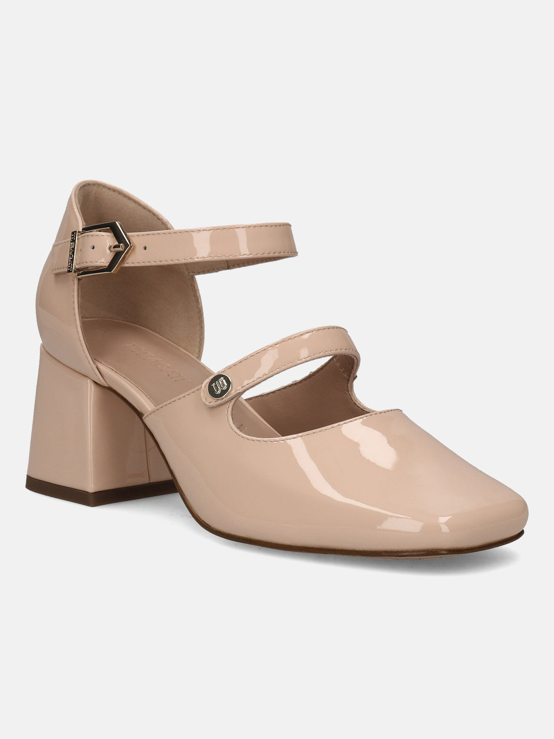 TT.BAGATT Sindy Beige Premium Leather Block Heel