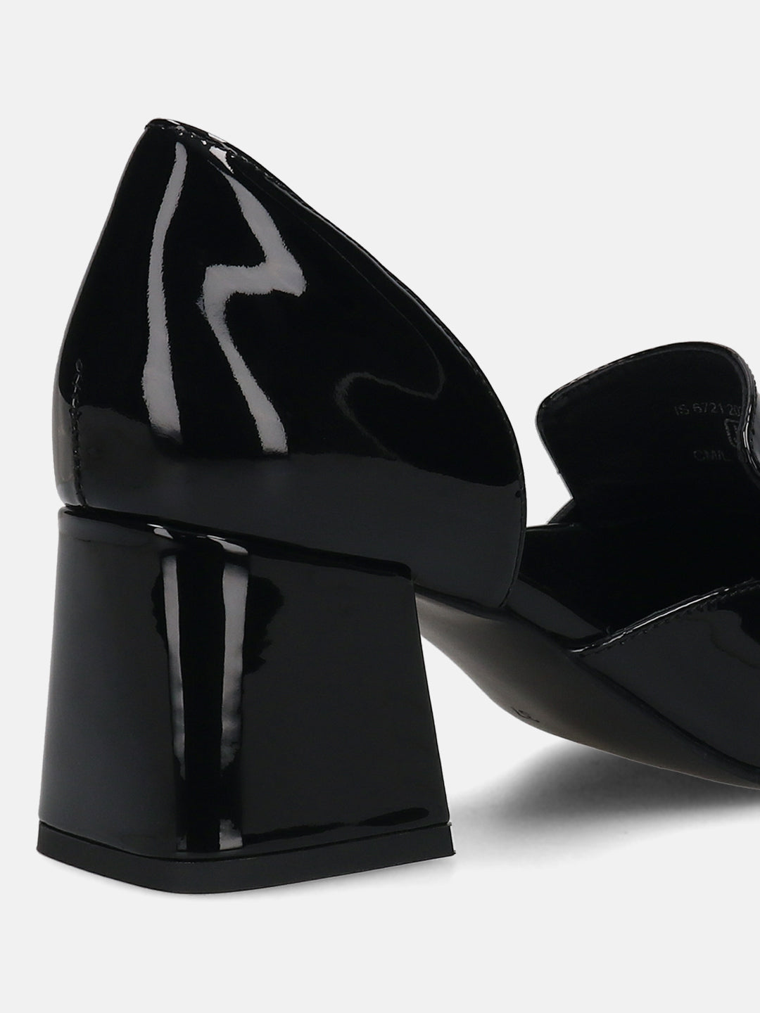TT.BAGATT Sindy Black Premium Leather Block Heel