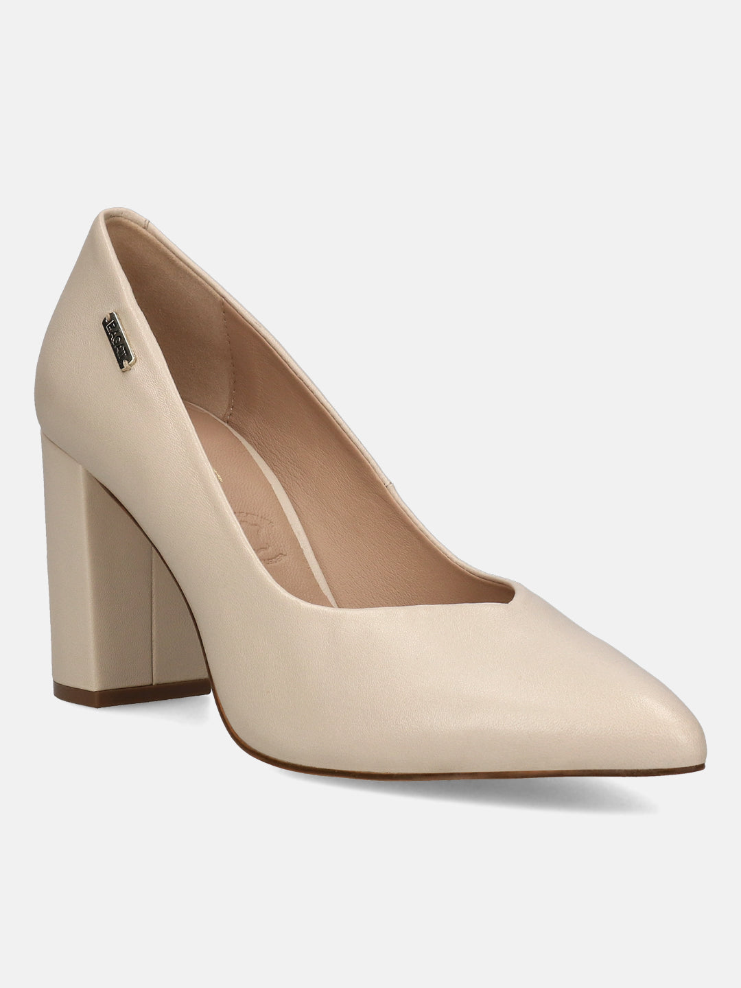 BAGATT Jemila Revo Beige Premium Leather Pumps