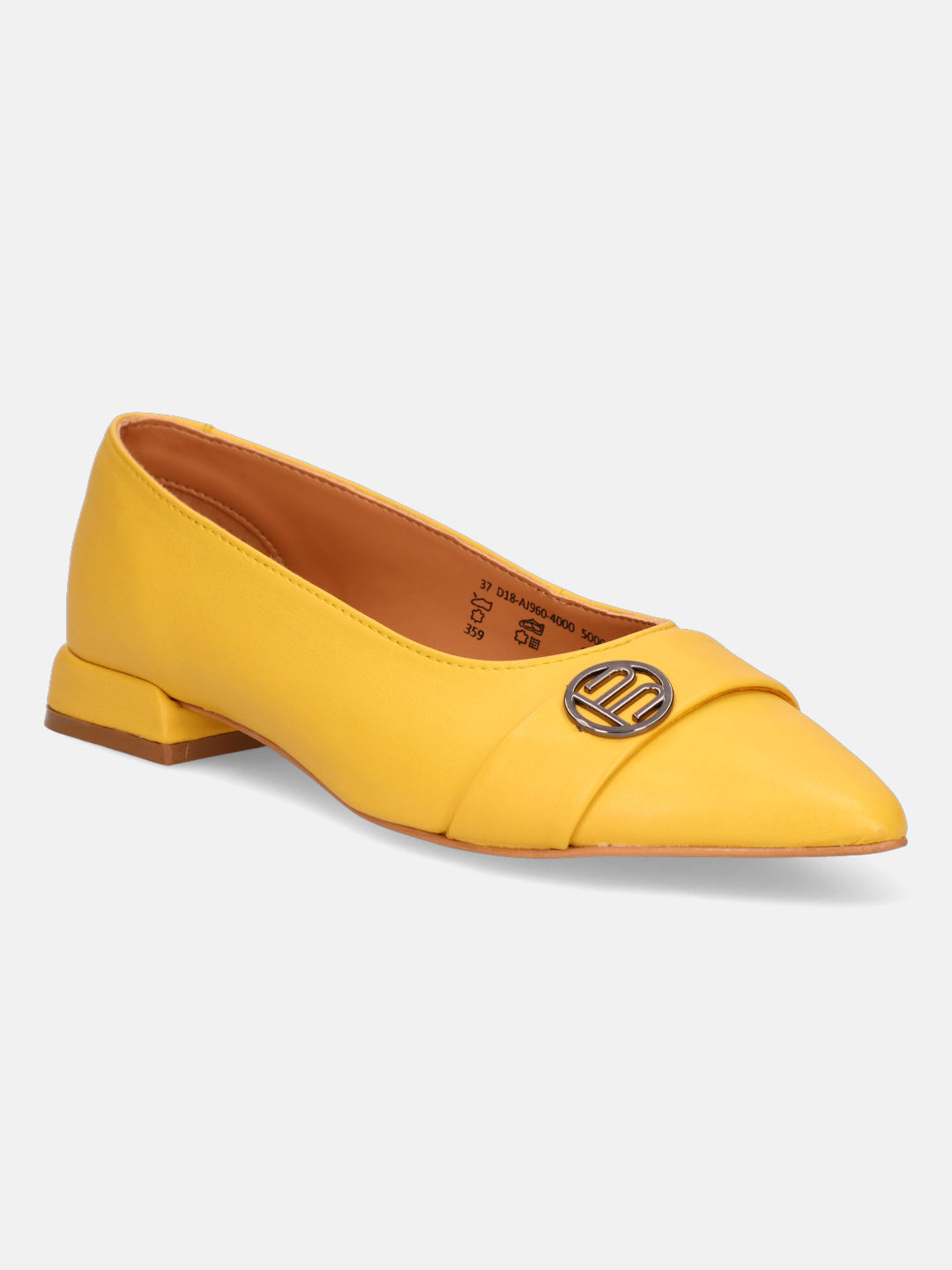BAGATT  Genevi Yellow Premium Leather Slip-Ons