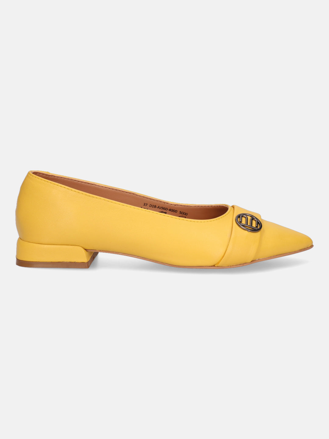 BAGATT  Genevi Yellow Premium Leather Slip-Ons