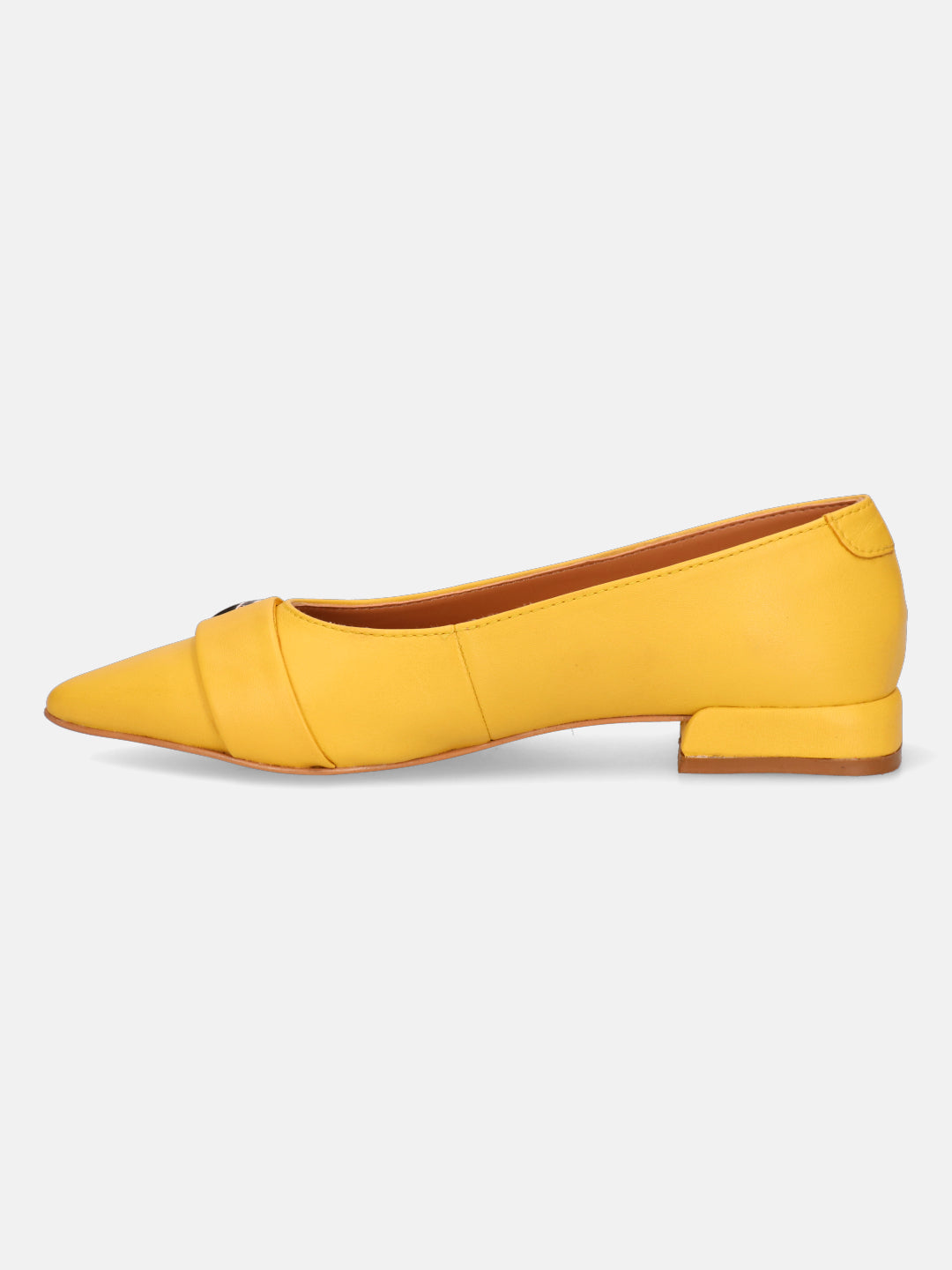 BAGATT  Genevi Yellow Premium Leather Slip-Ons