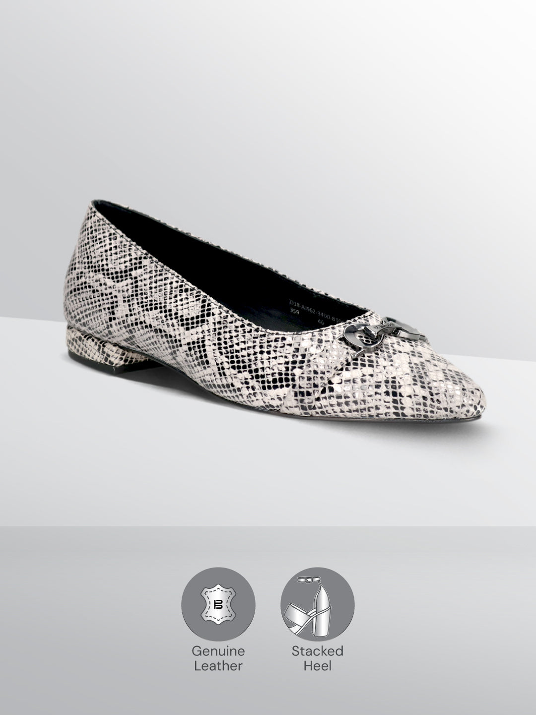 TT.BAGATT Genevi Reptile Print Premium Leather Slip-ons