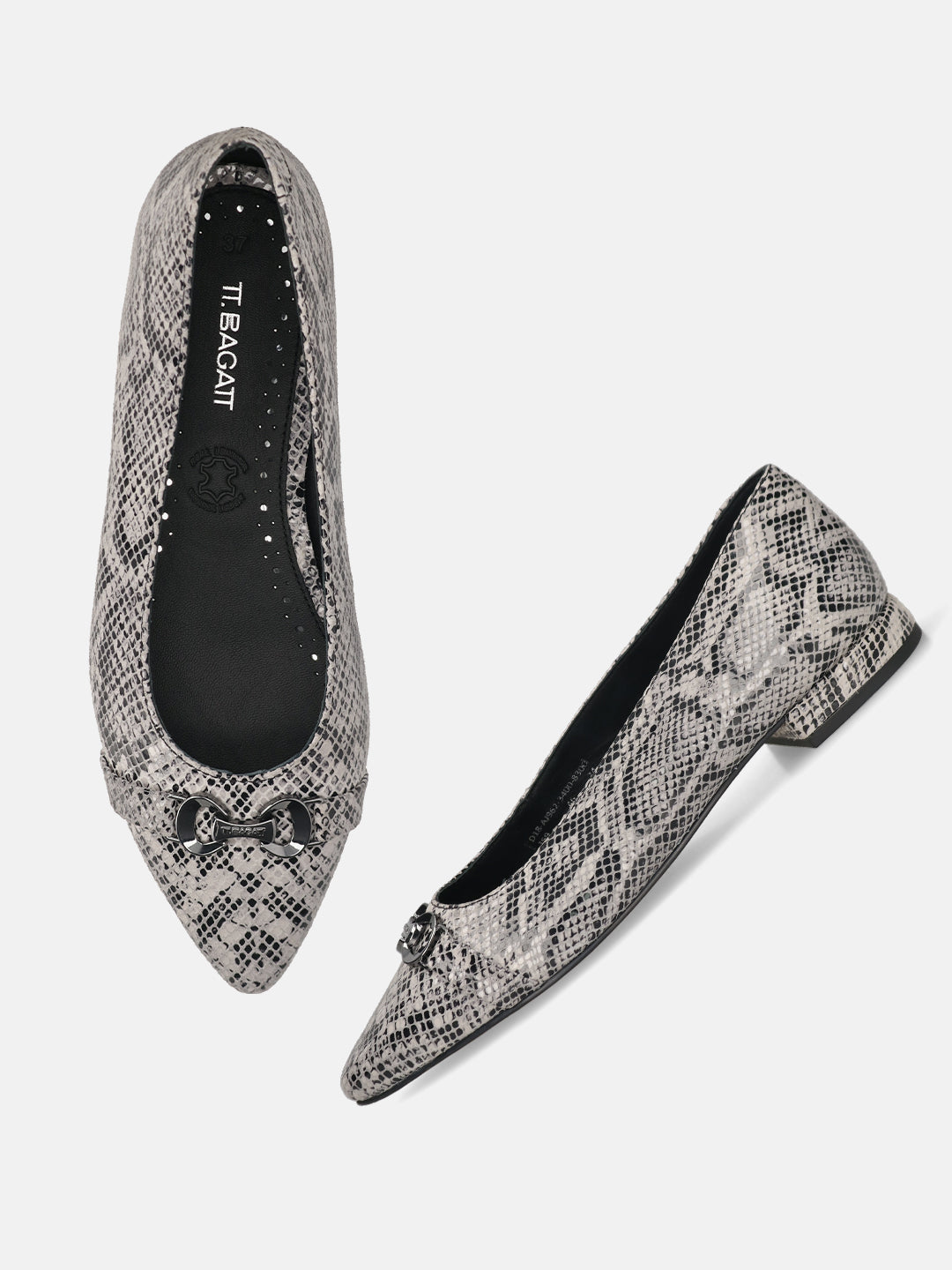 TT.BAGATT Genevi Reptile Print Premium Leather Slip-ons