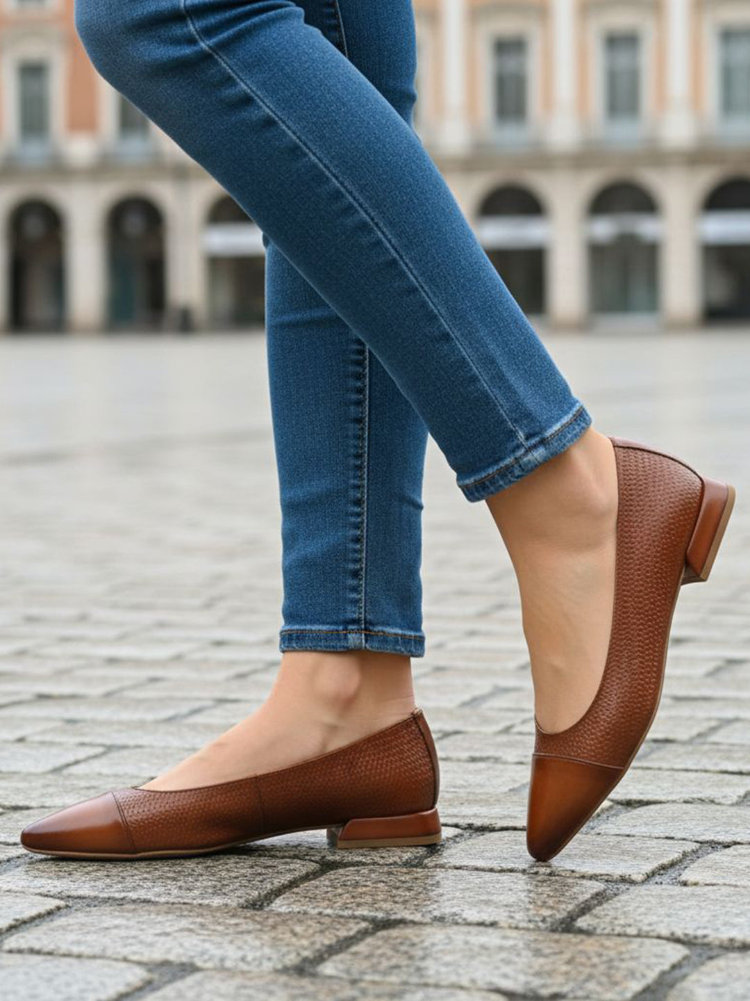 TT.BAGATT Genevi cognac Premium Leather Slip-Ons