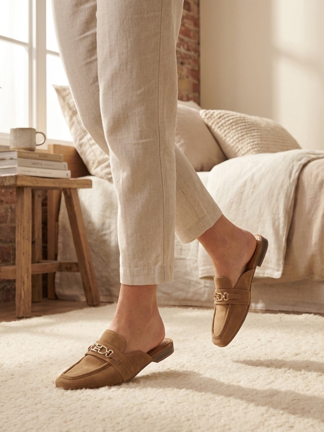 BAGATT Anela Light Brown Flat sandals