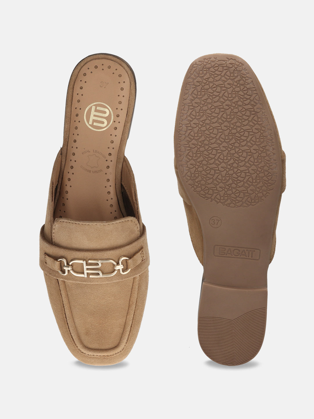 BAGATT Anela Light Brown Flat sandals
