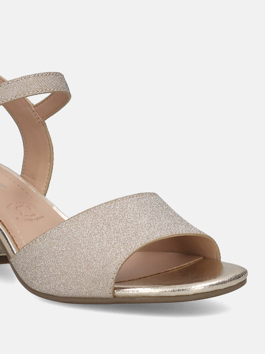 BAGATT Vanita Gold Ankle strap Heels
