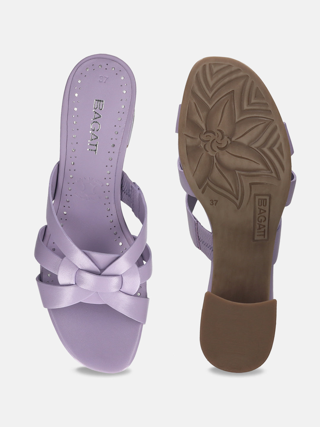 BAGATT  Vanita Trends Leather Mules Heels
