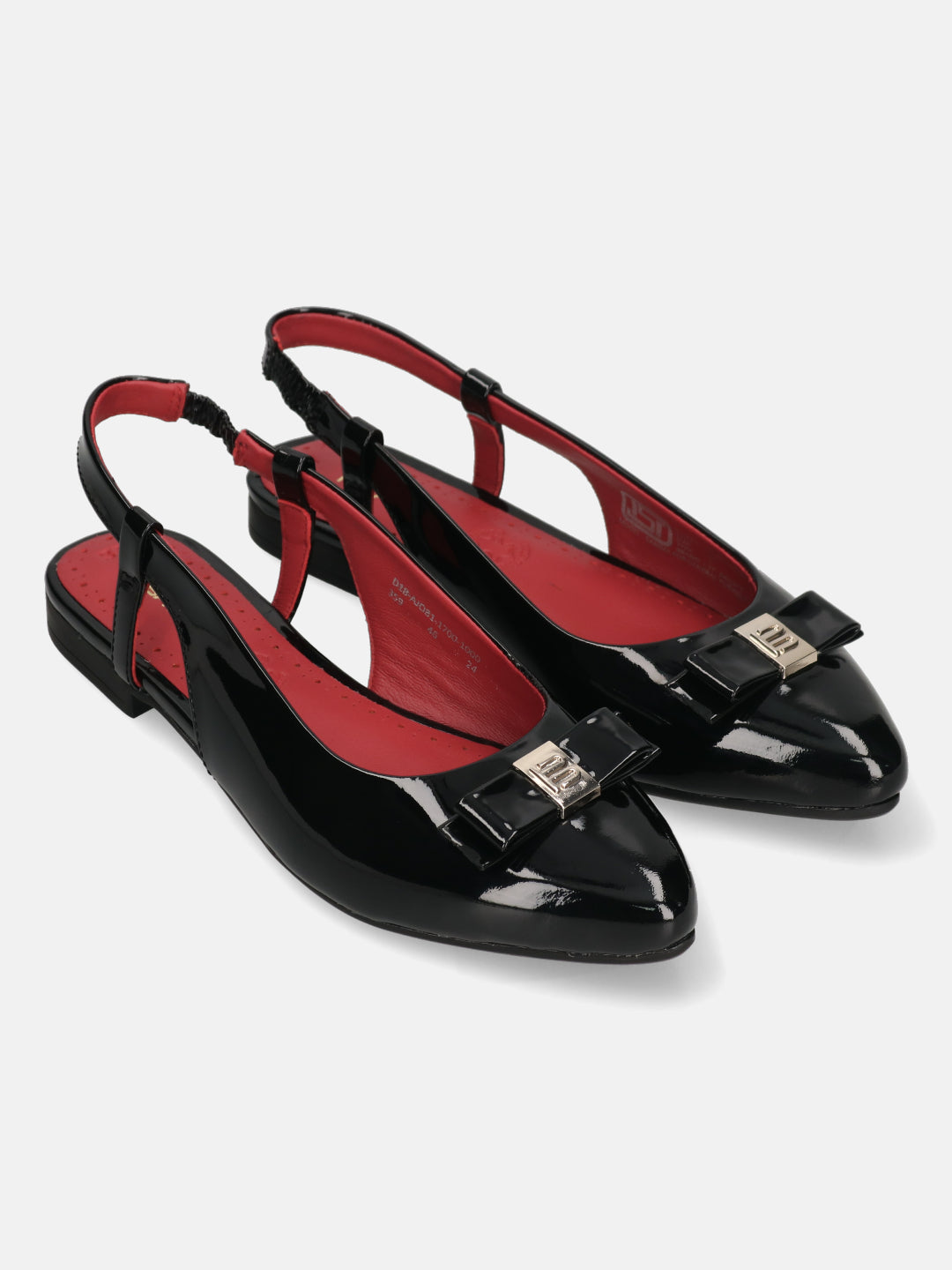 TT.BAGATT Loraine Black Premium Leather Slingback
