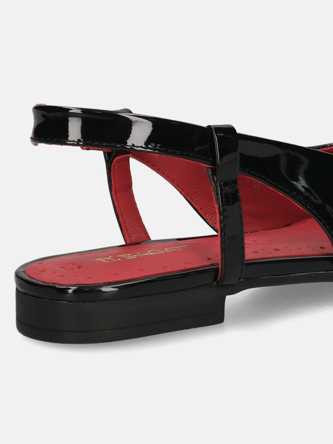 TT.BAGATT Loraine Black Premium Leather Slingback