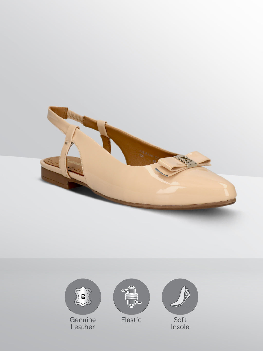 TT.BAGATT Loraine Pink Premium Leather Slingback