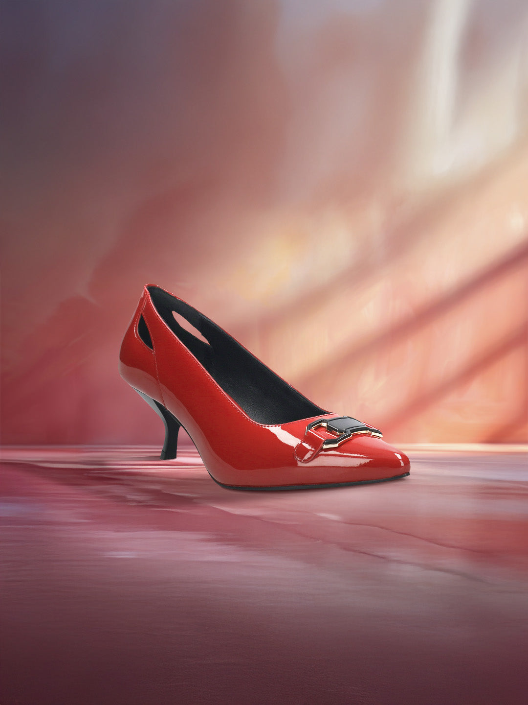TT.BAGATT  Dafina red Premium Leather Pumps