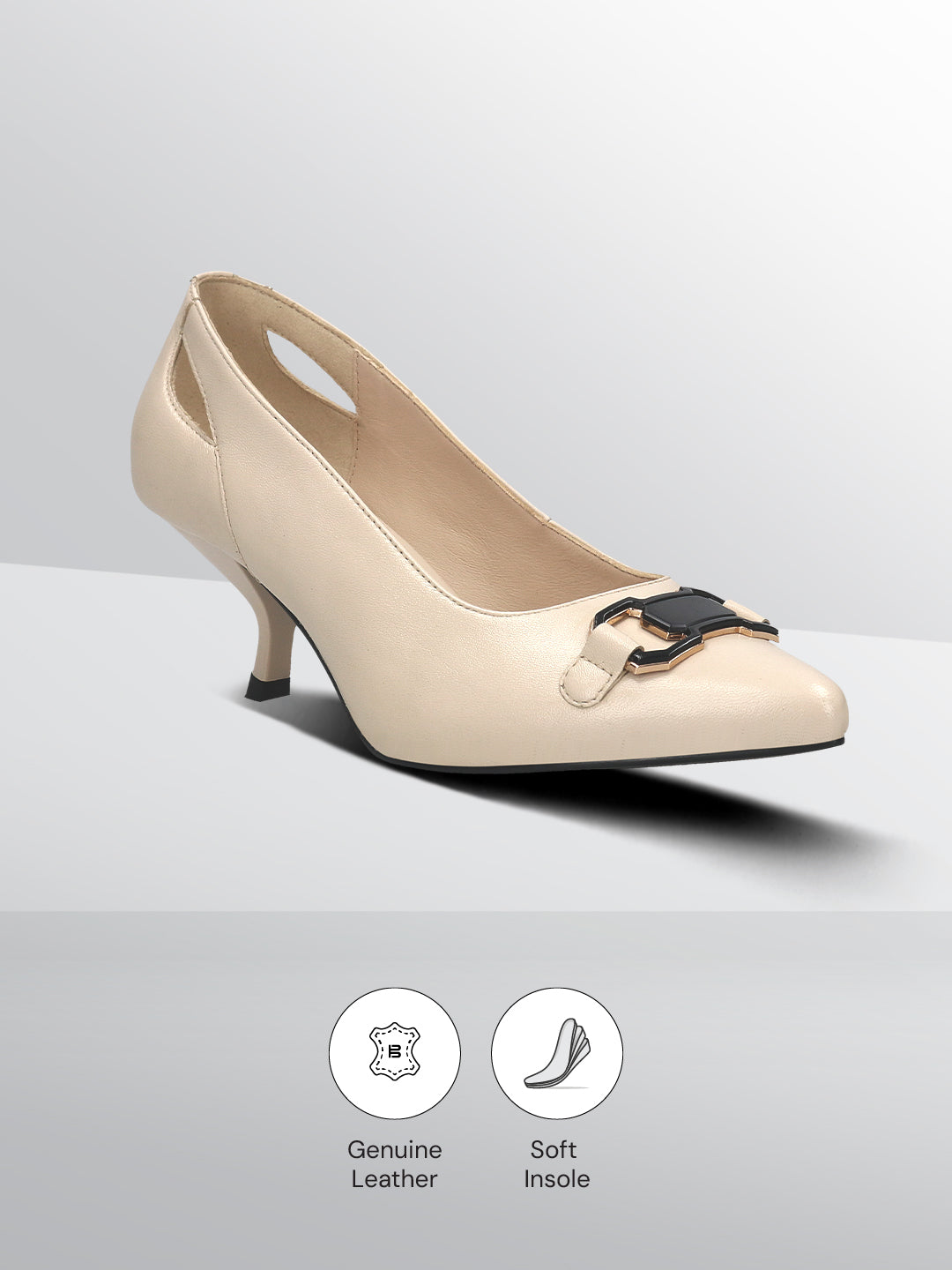 TT.BAGATT Dafina offwhite Premium Leather Pumps