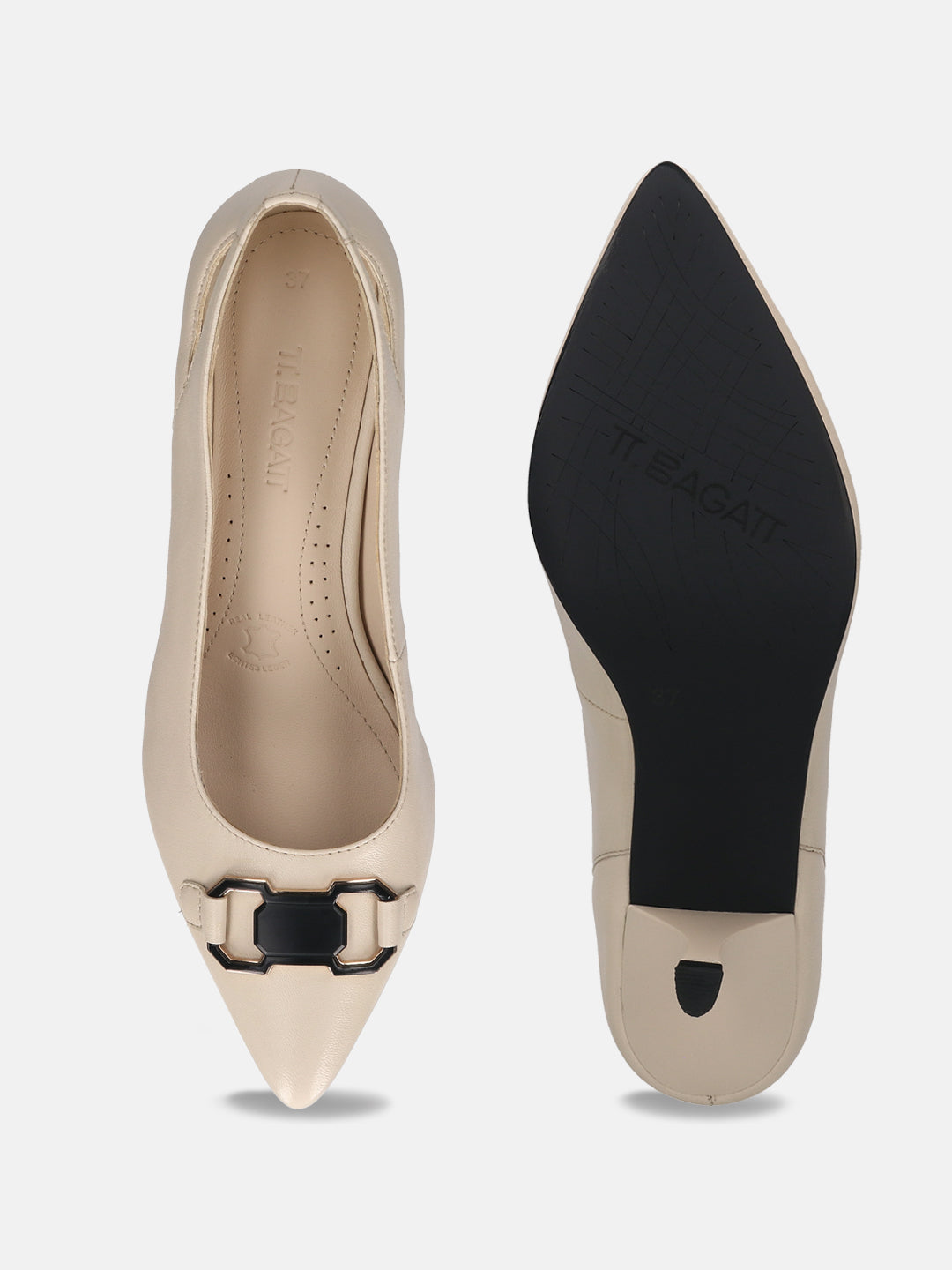 TT.BAGATT Dafina offwhite Premium Leather Pumps