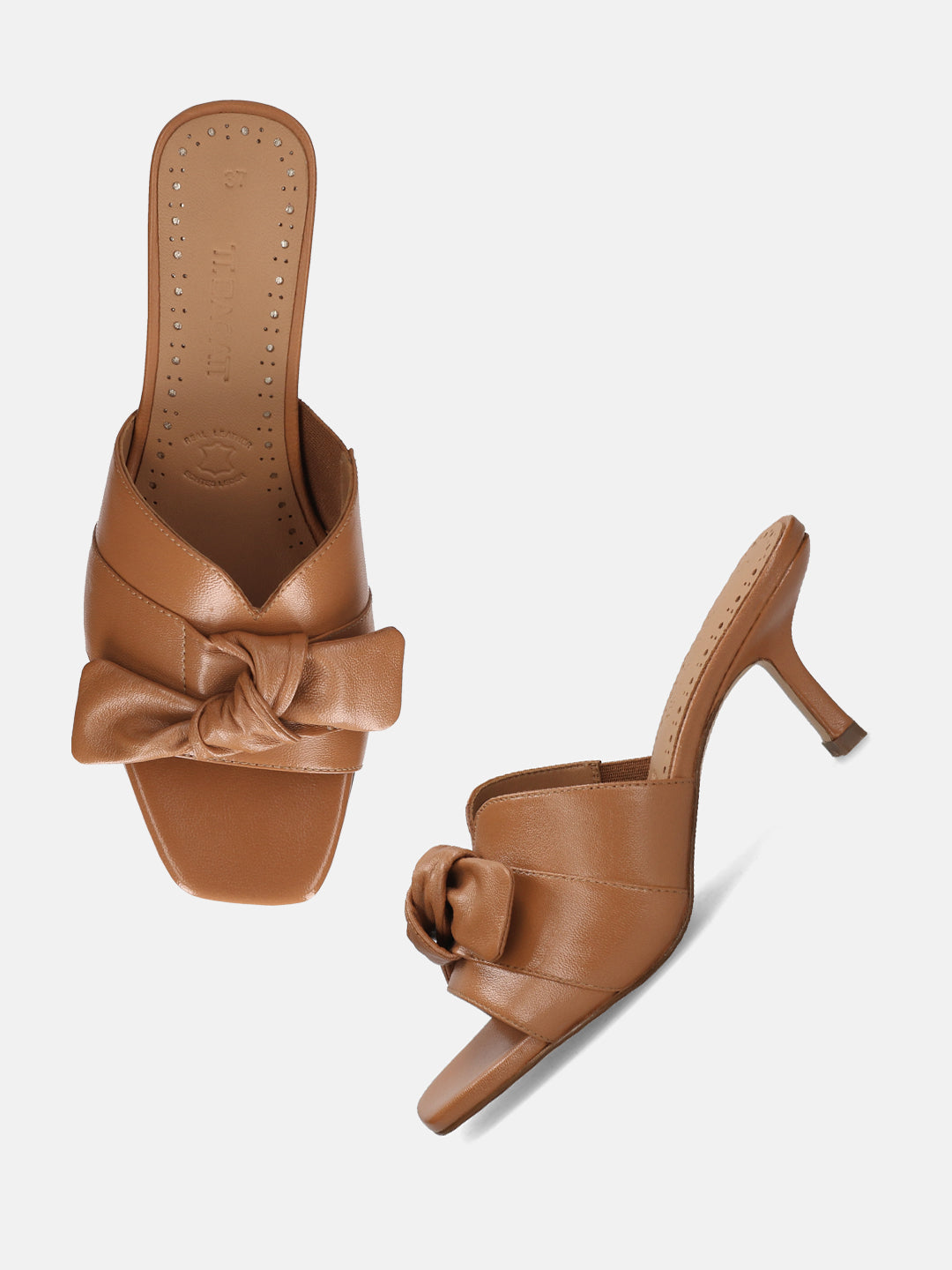 TT.BAGATT Inola Cognac Premium Leather Stilettos Heels