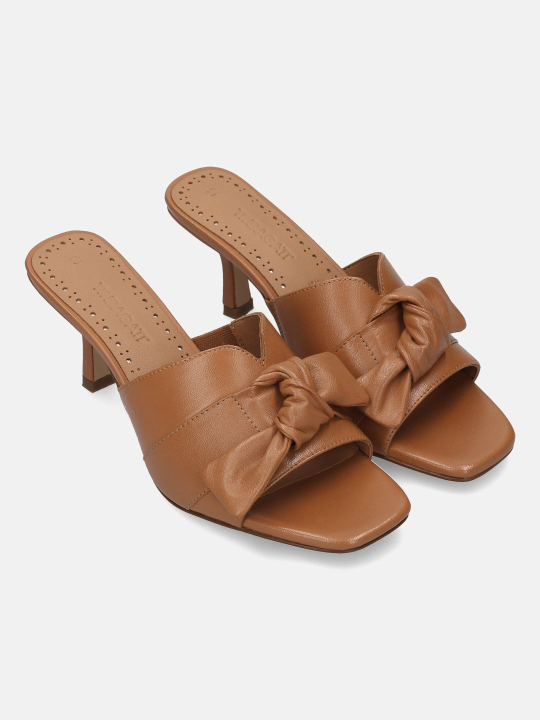 TT.BAGATT Inola Cognac Premium Leather Stilettos Heels