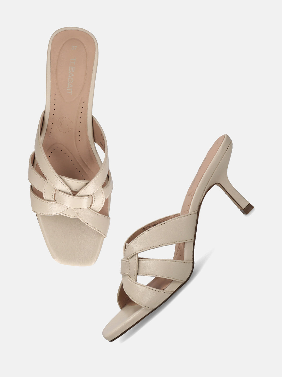 TT.BAGATT Inola offwhite Premium Leather Stilettos Heels