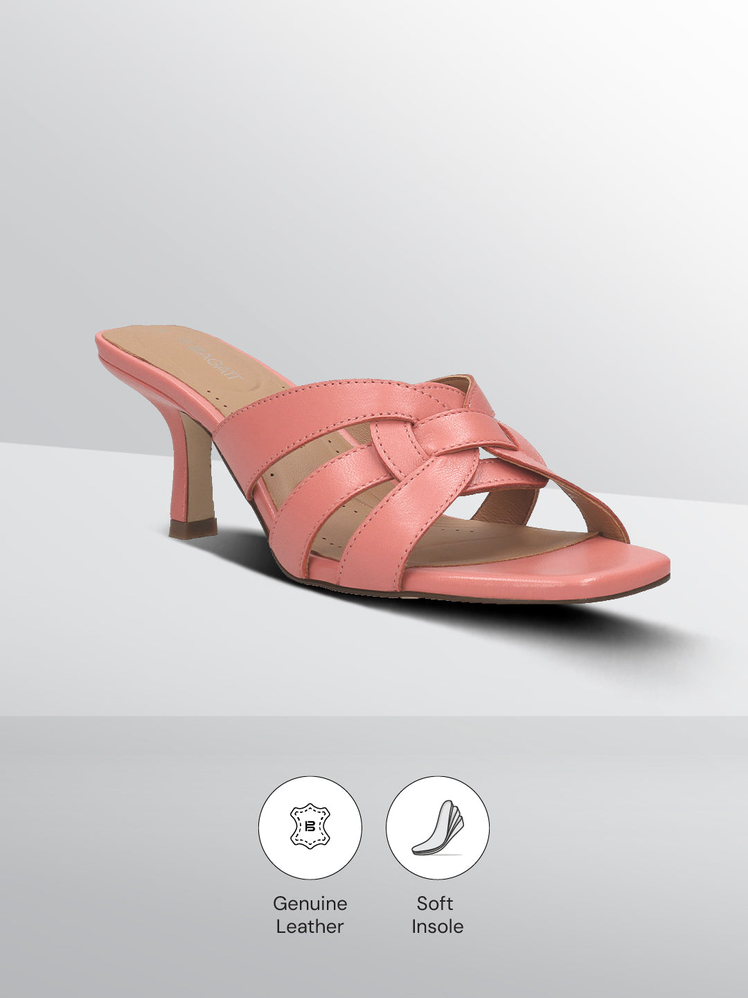 TT.BAGATT Inola red Premium Leather Stilettos Heels