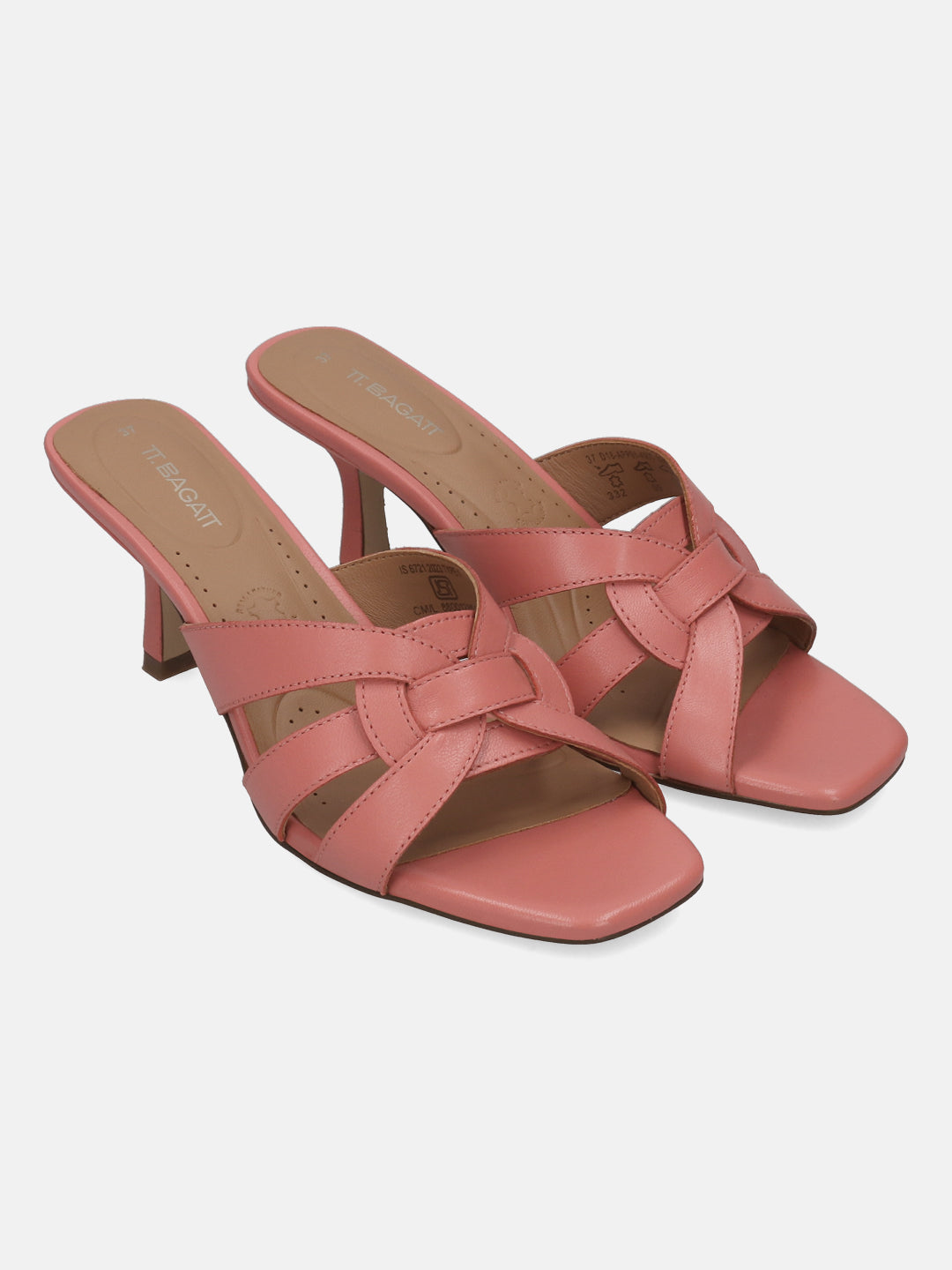 TT.BAGATT Inola red Premium Leather Stilettos Heels