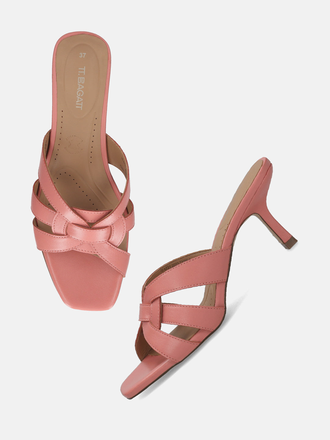 TT.BAGATT Inola red Premium Leather Stilettos Heels