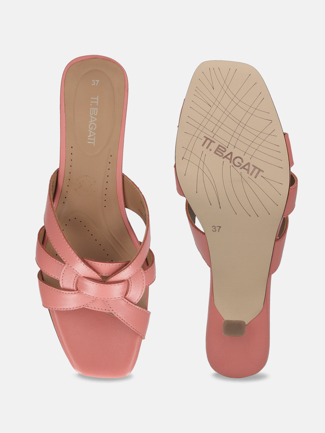 TT.BAGATT Inola red Premium Leather Stilettos Heels