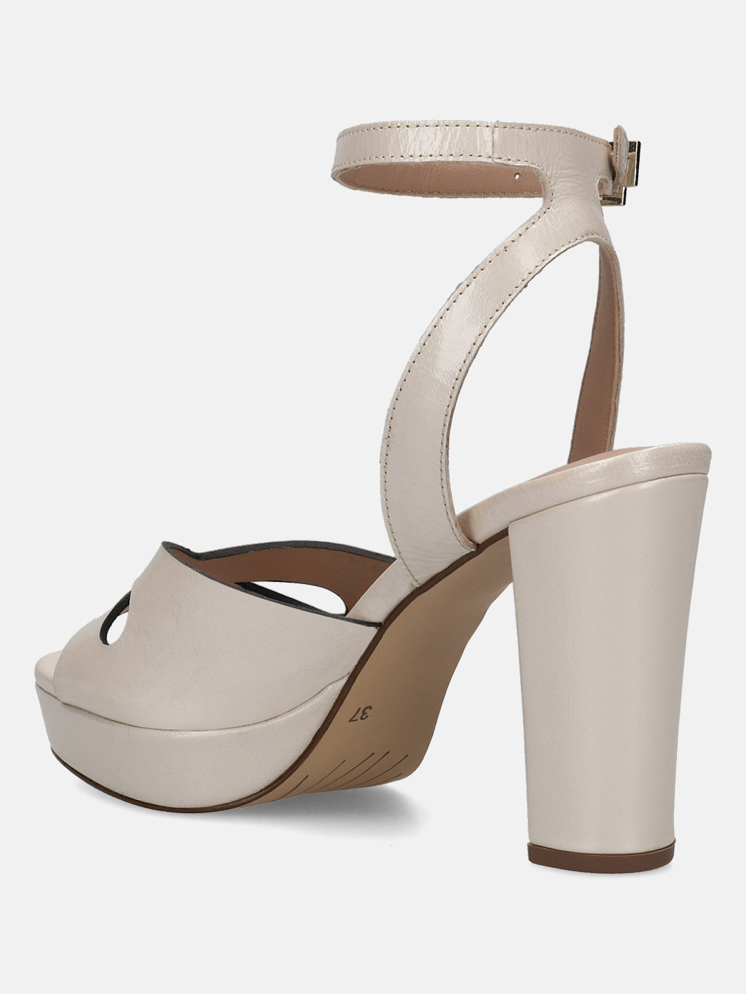 BAGATT Offwhite Premium Leather Heels