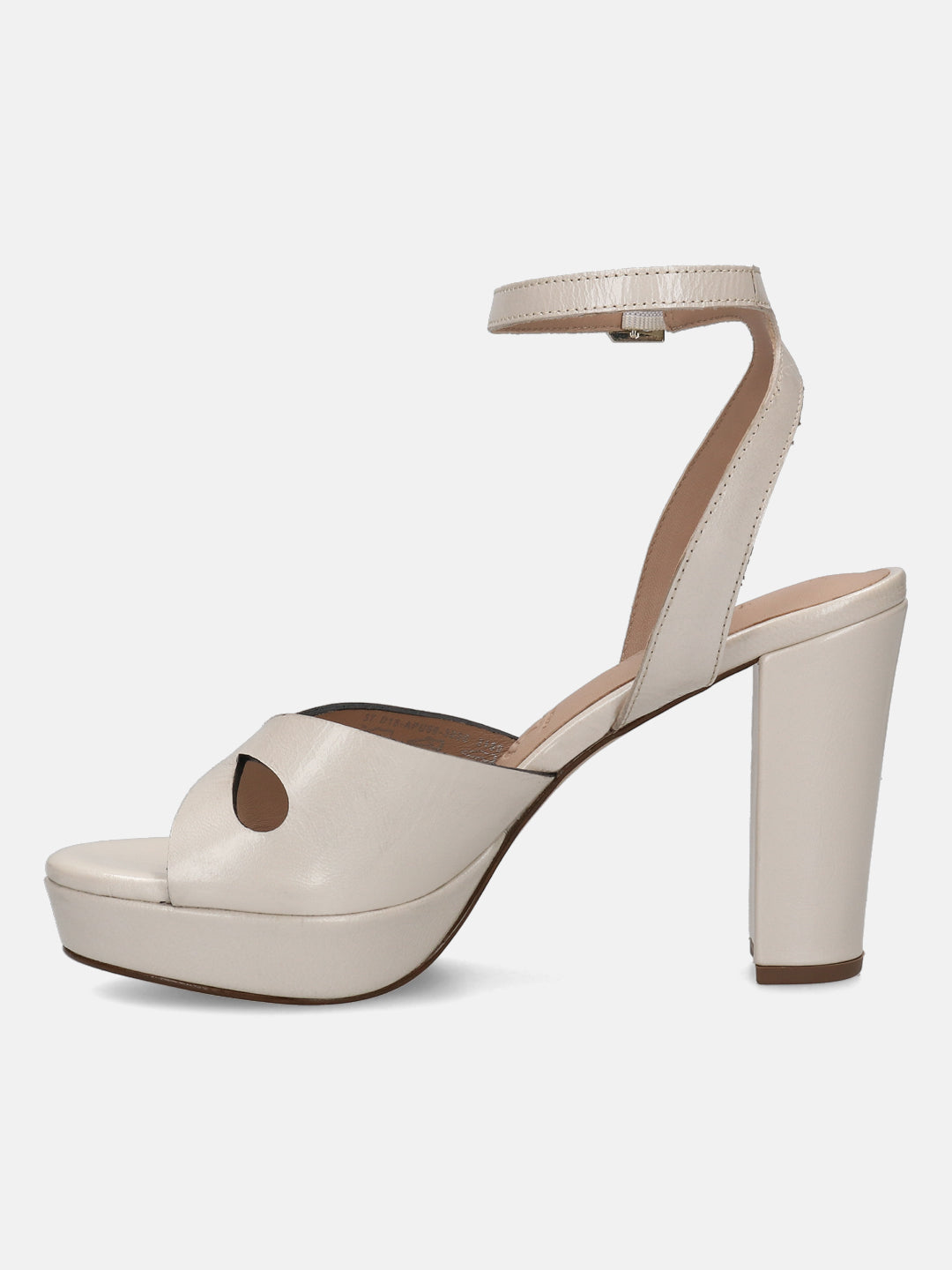BAGATT Offwhite Premium Leather Heels