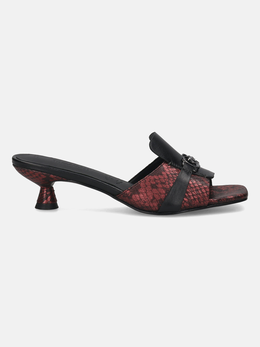 TT.BAGATT  Padma Black  Premium Leather Kitten Heel