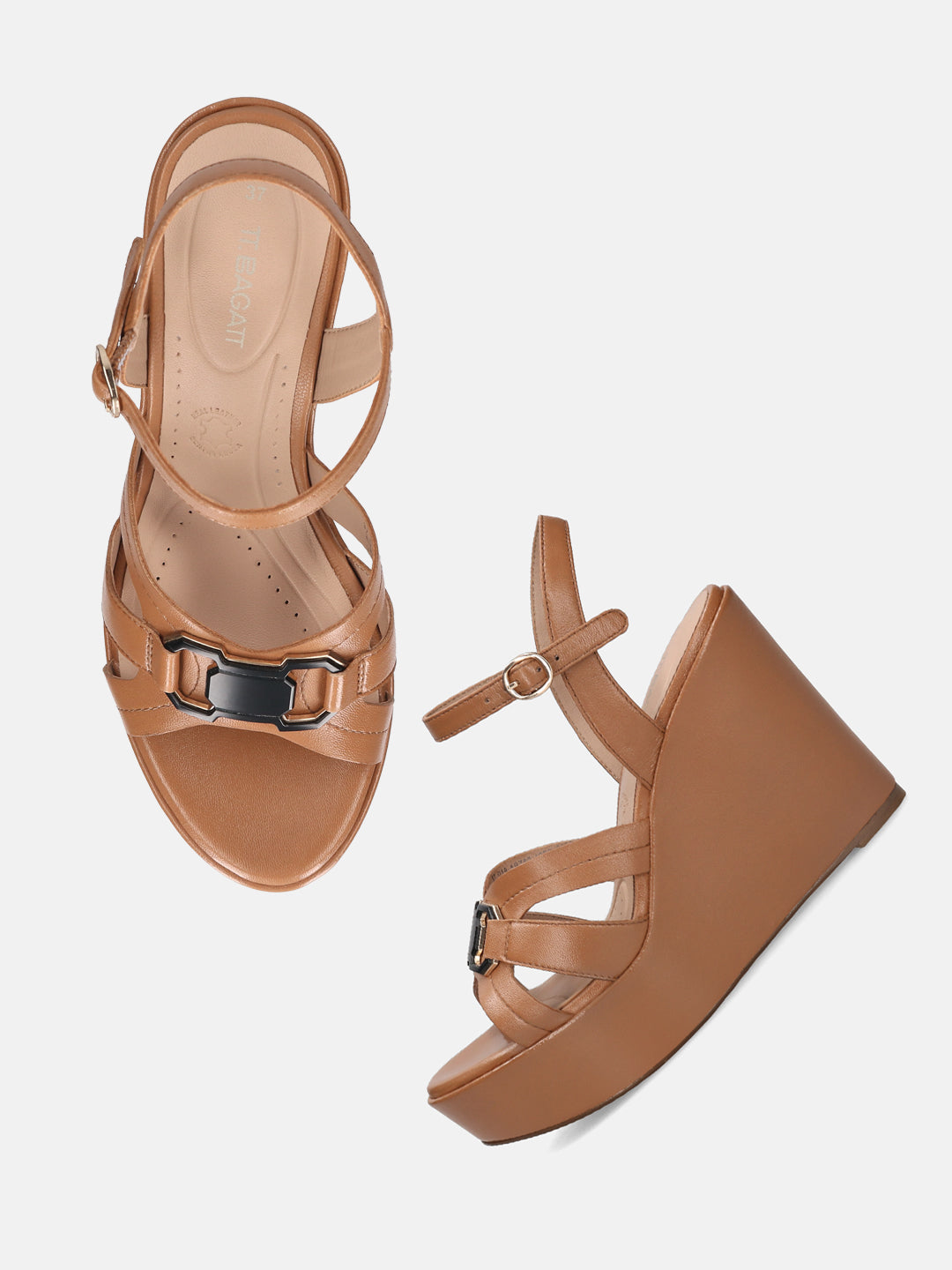 TT.BAGATT Sigma cognac Premium Leather Heels