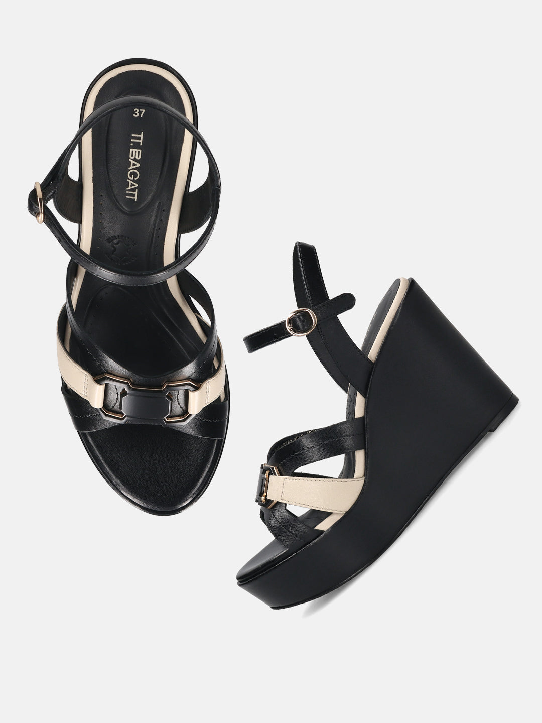 TT.BAGATT Sigma black Premium Leather Heels