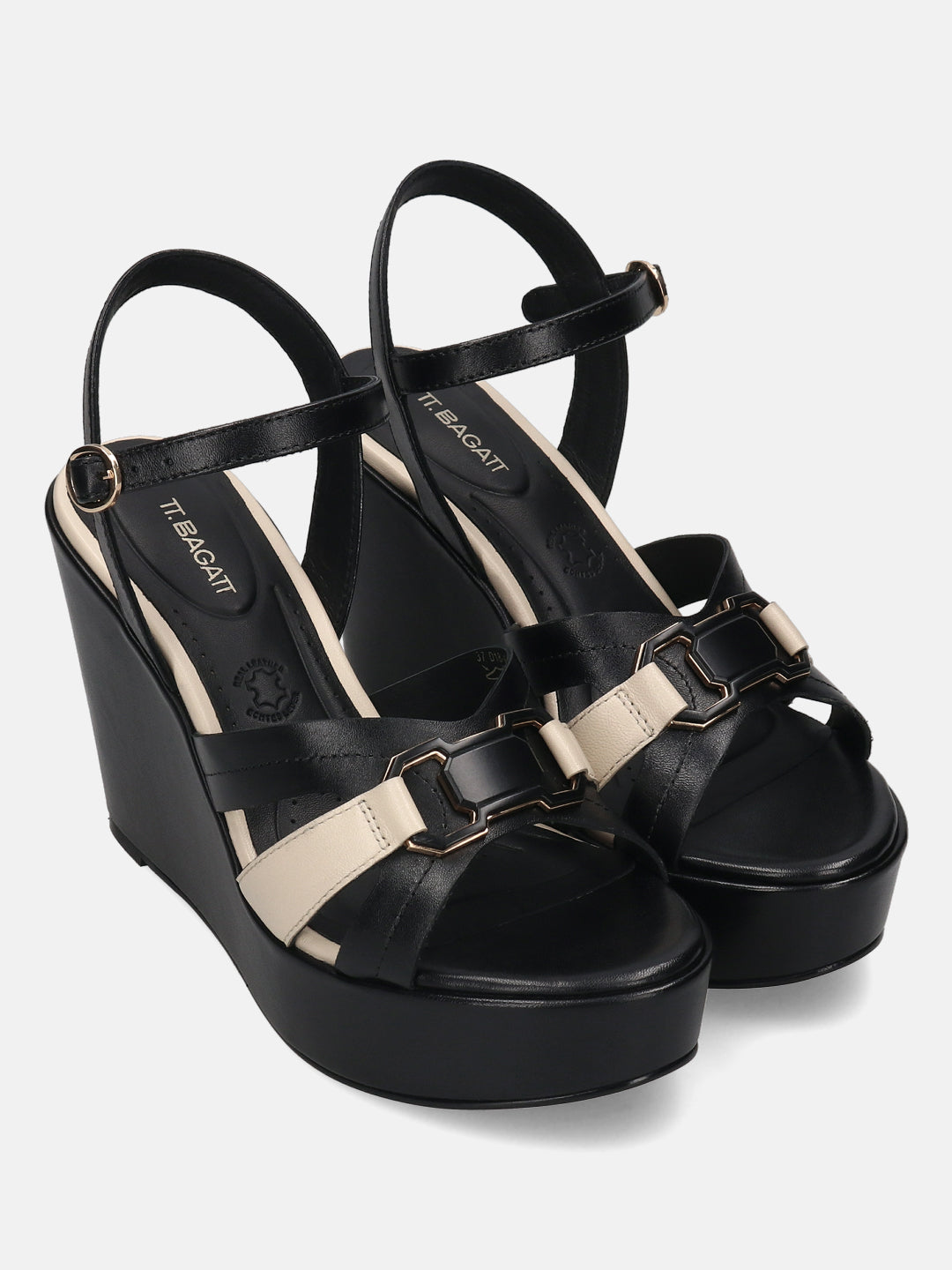 TT.BAGATT Sigma black Premium Leather Heels
