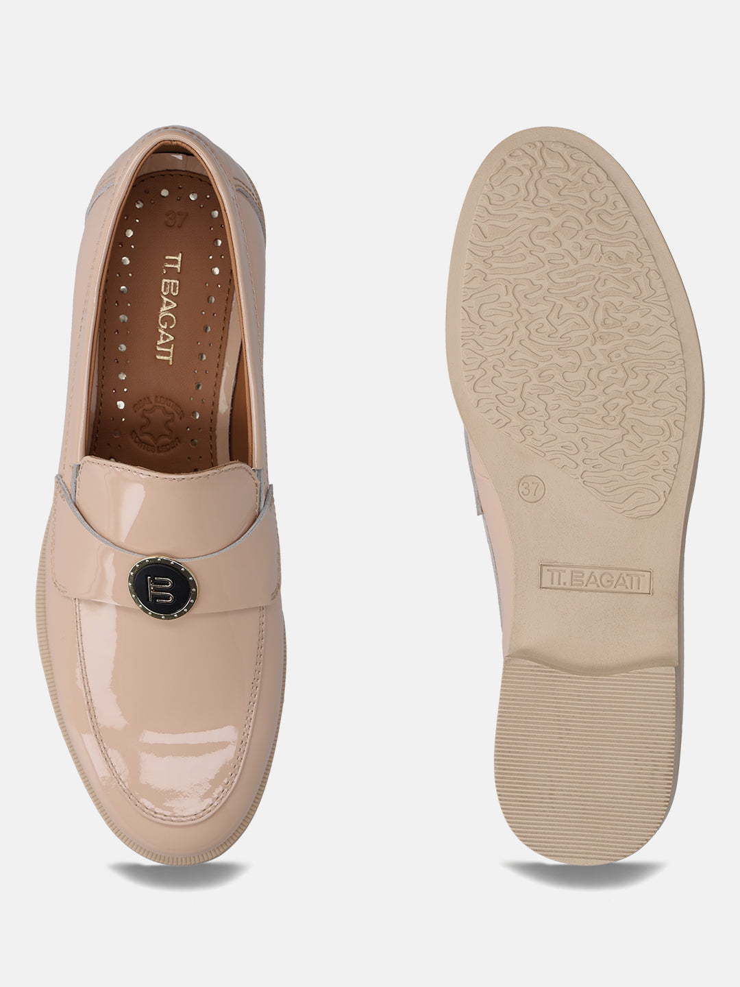 TT.BAGATT Edwina Rose Premium Leather Loafers Slip-Ons