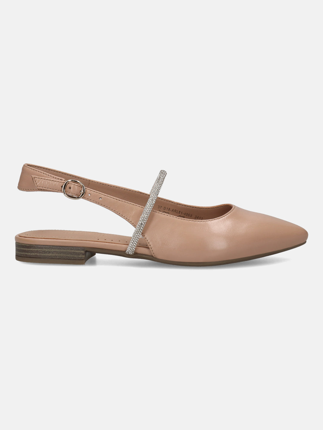 TT.BAGATT Bruna Rose Premium Leather Slingback Slip-ons
