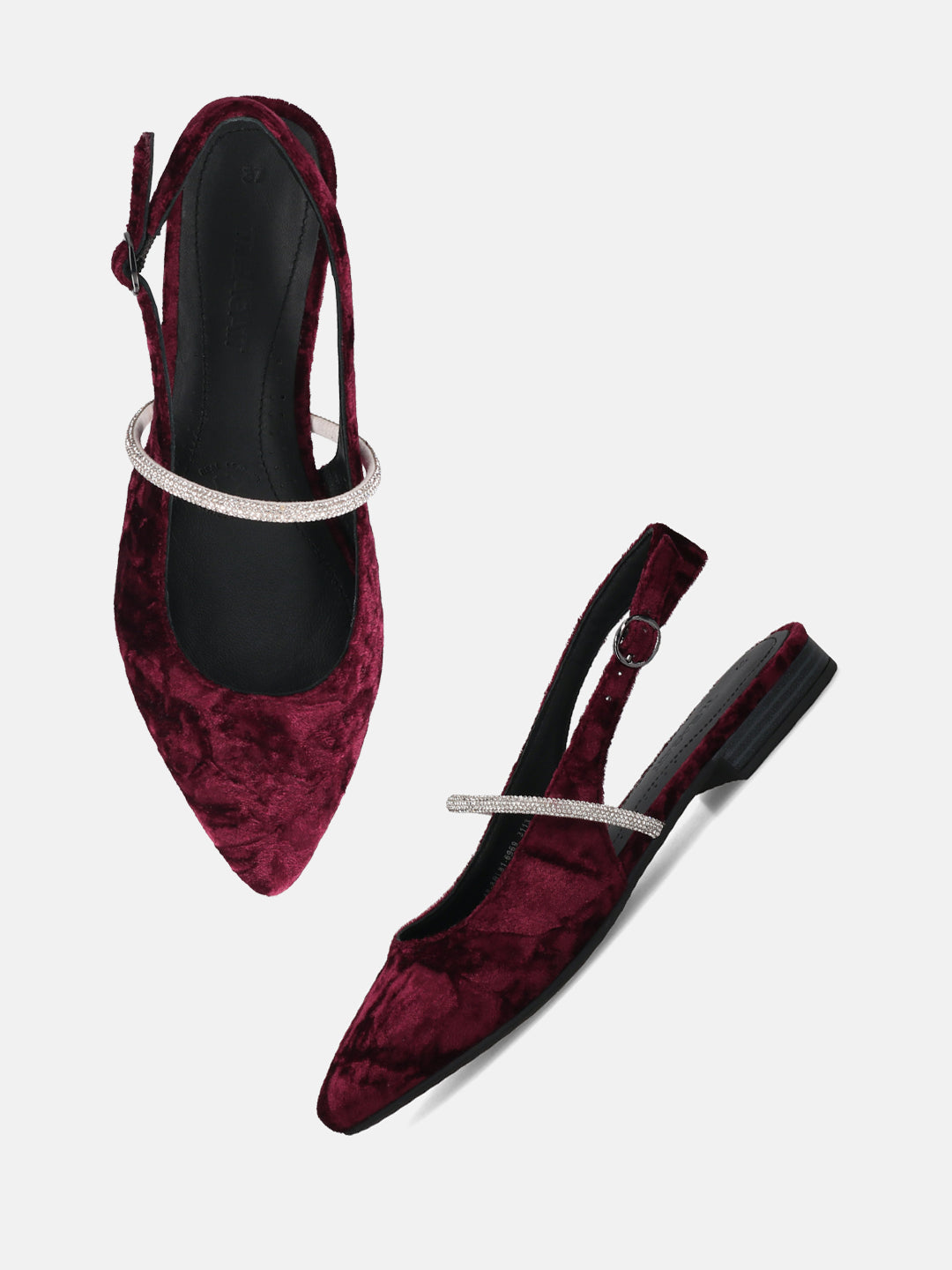 TT.BAGATT Bruna Dark Red Slingback Slip-ons