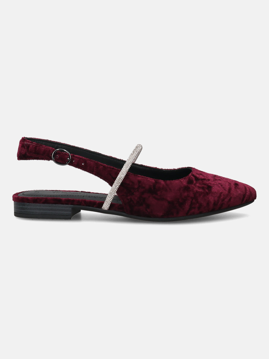TT.BAGATT Bruna Dark Red Slingback Slip-ons