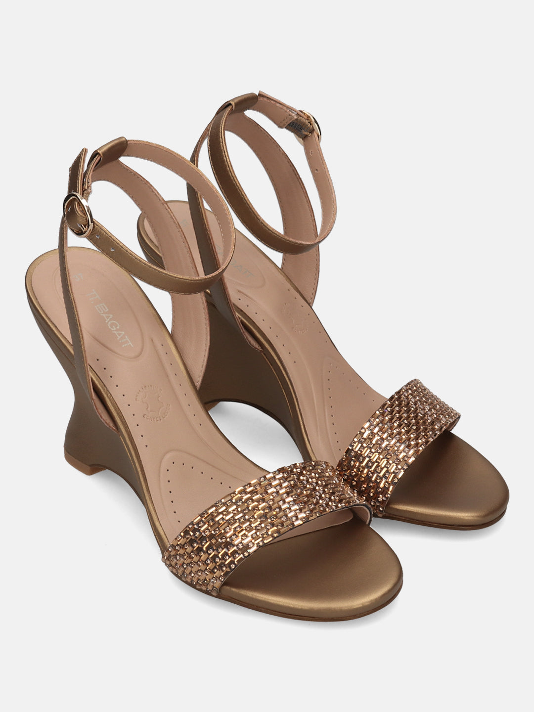 TT.BAGATT Hatti brown Premium Leather Heels