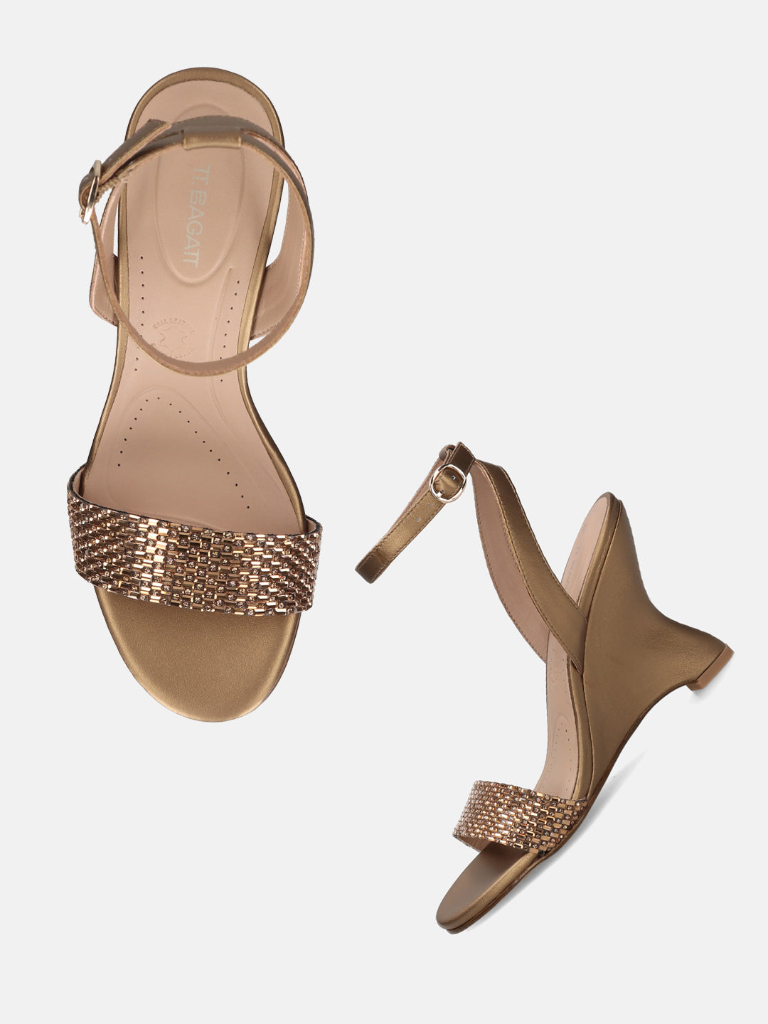 TT.BAGATT Hatti brown Premium Leather Heels