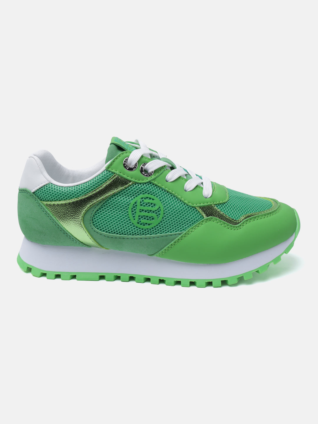 BAGATT Siena Green Mid Top Sneakers