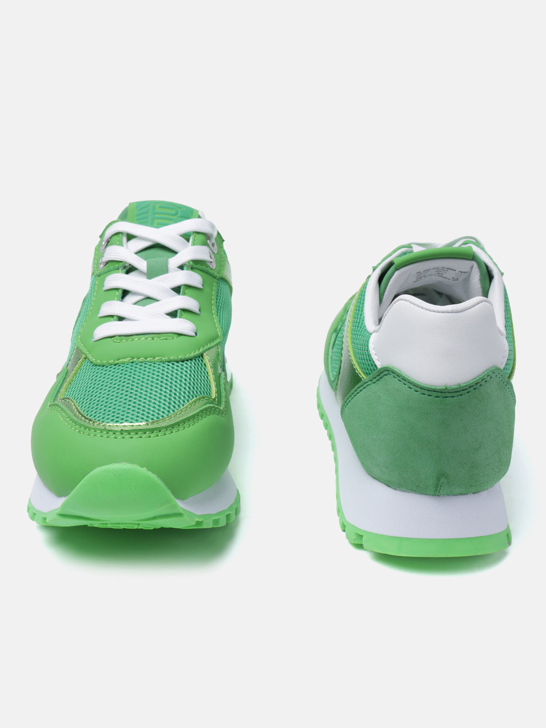 BAGATT Siena Green Mid Top Sneakers