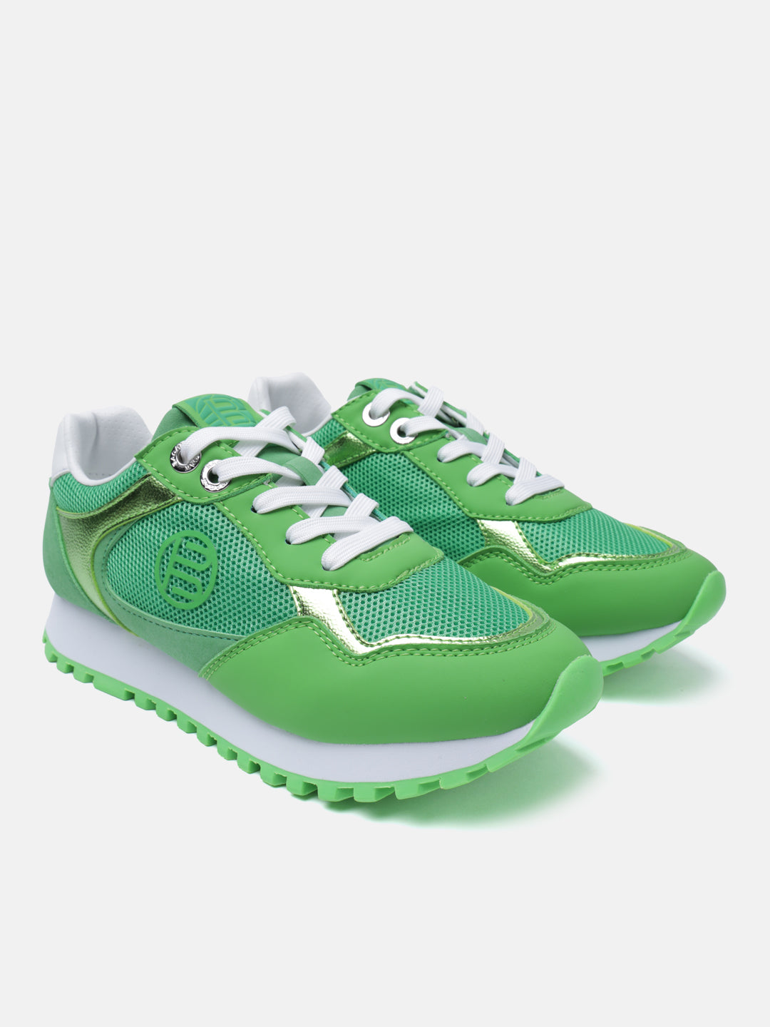 BAGATT Siena Green Mid Top Sneakers